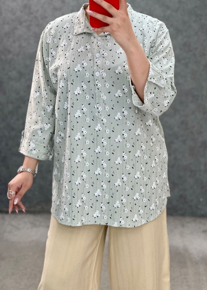 شومیز گلدار